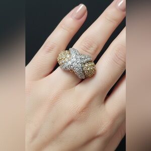 Swarovski Pavè Crystal Ring.